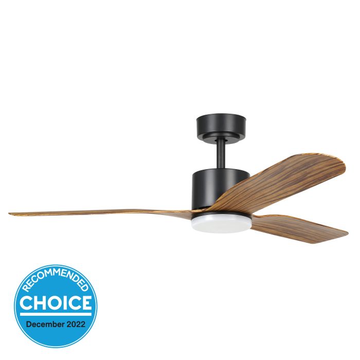 Eglo ILUKA - 3 Blade 52" 1320mm DC Ceiling Fan with LED Light-Eglo-Ozlighting.com.au