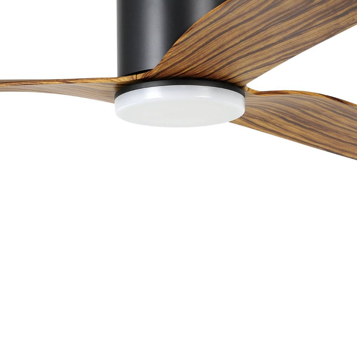 Eglo ILUKA - 3 Blade 52" 1320mm DC Hugger Ceiling Fan with LED Light-Eglo-Ozlighting.com.au