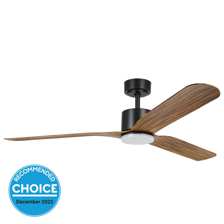 Eglo ILUKA - 3 Blade 60" 1500mm DC Ceiling Fan with LED Light-Eglo-Ozlighting.com.au