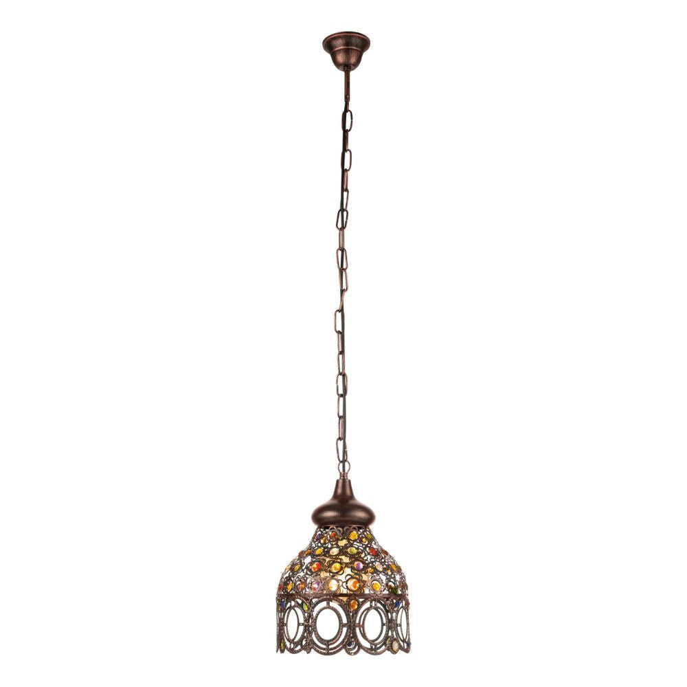 Eglo JADIDA - 1 Light Steel Pendant-Eglo-Ozlighting.com.au