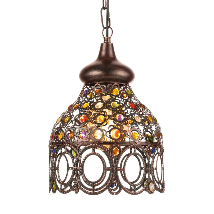 Eglo JADIDA - 1 Light Steel Pendant-Eglo-Ozlighting.com.au
