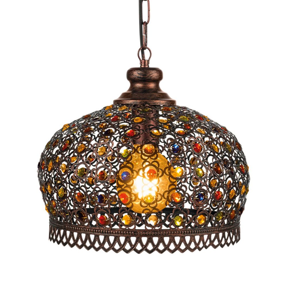 Eglo JADIDA - 1 Light Steel Pendant-Eglo-Ozlighting.com.au