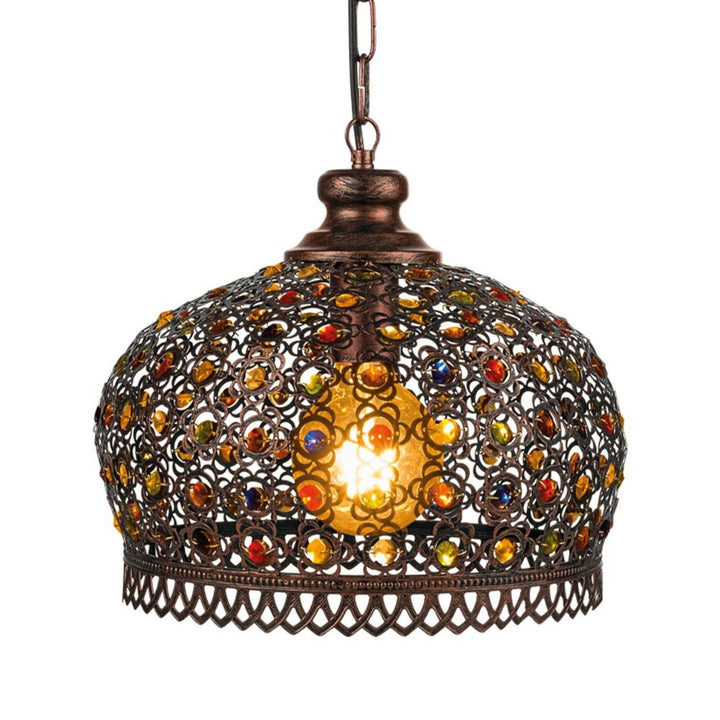 Eglo JADIDA - 1 Light Steel Pendant-Eglo-Ozlighting.com.au