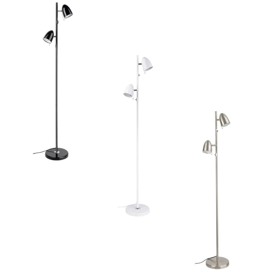 Eglo LARA - Steel Floor Lamp-Eglo-Ozlighting.com.au