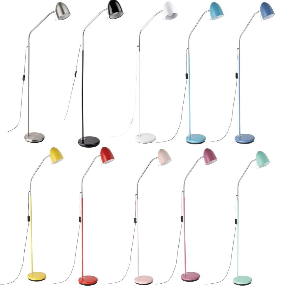 Eglo LARA - Steel Floor Lamp-Eglo-Ozlighting.com.au