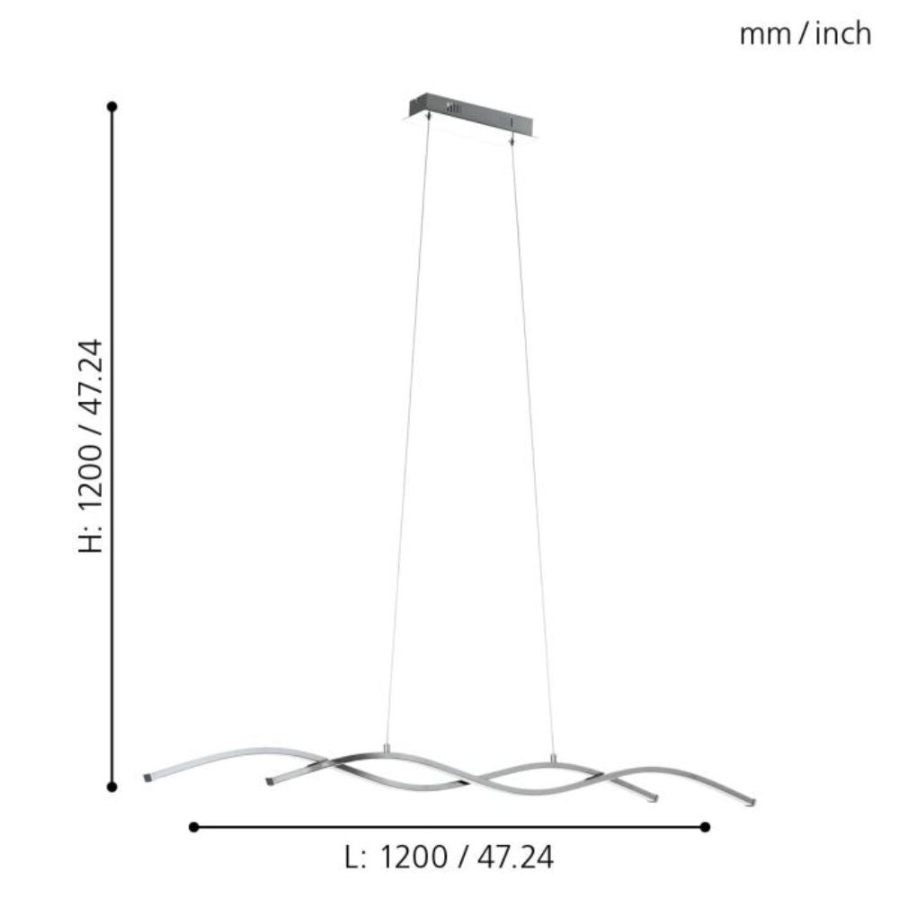Eglo LASANA 2 Pendant - 2 Light-Eglo-Ozlighting.com.au