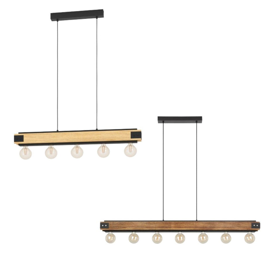 Eglo LAYHAM - 5/7 Light Pendant-Eglo-Ozlighting.com.au