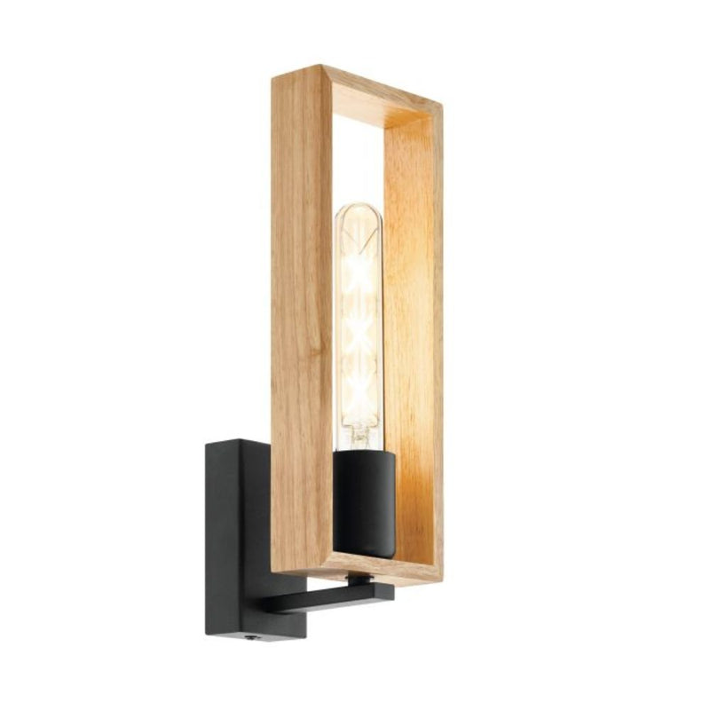 Eglo LITTLETON - Wooden Indoor Wall Light-Eglo-Ozlighting.com.au