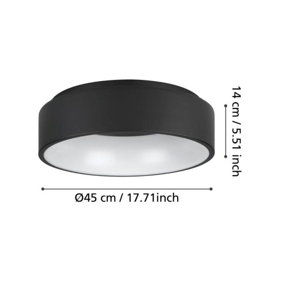 Eglo MARGHERA 1/2 LED Ceiling Light - Oyster-Eglo-Ozlighting.com.au