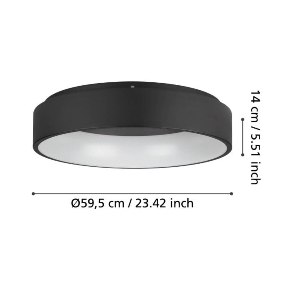Eglo MARGHERA 1/2 LED Ceiling Light - Oyster-Eglo-Ozlighting.com.au