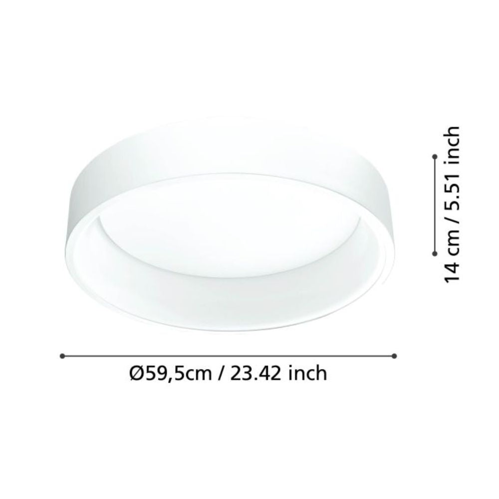 Eglo MARGHERA 1/2 LED Ceiling Light - Oyster-Eglo-Ozlighting.com.au