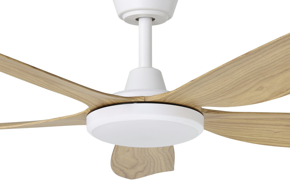 Eglo MIAMI DC Ceiling Fan - 48 Inch, Tri-Colour LED Light-Eglo-Ozlighting.com.au