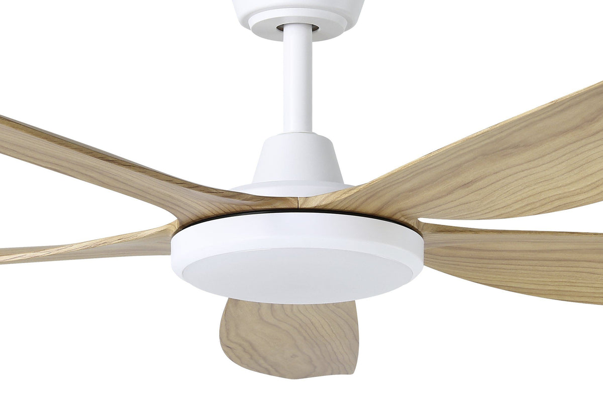 Eglo MIAMI DC Ceiling Fan - 60 Inch, Tri-Colour LED Light-Eglo-Ozlighting.com.au