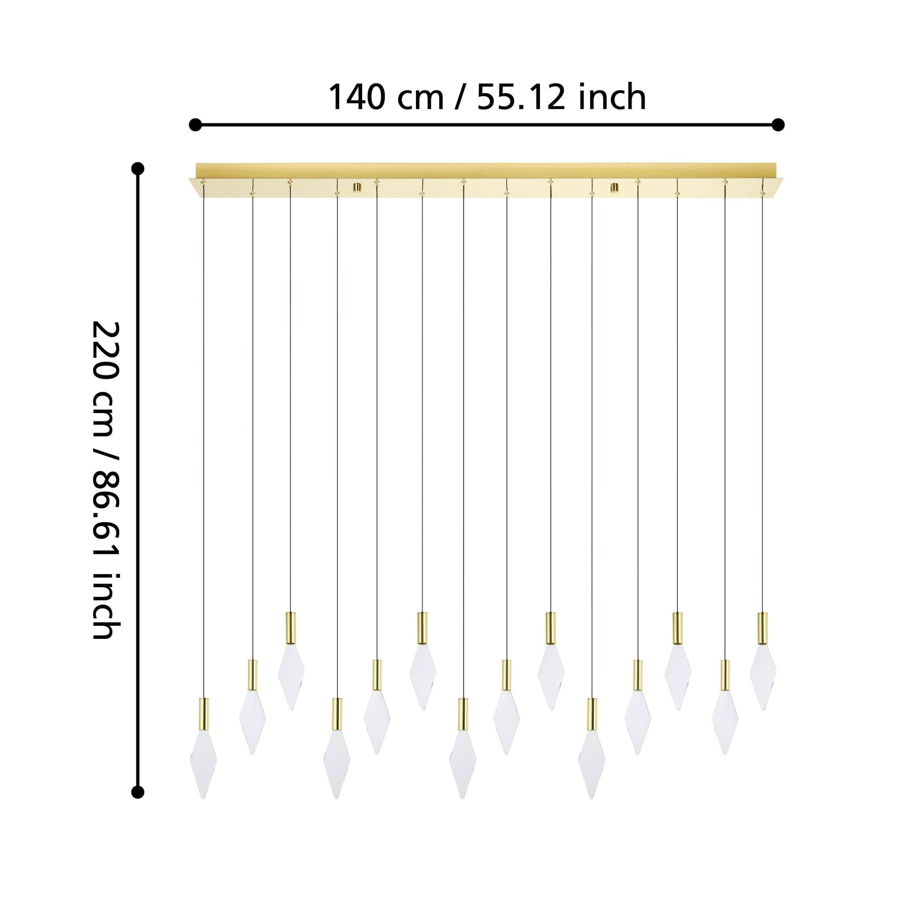Eglo MIRADOR - 14 Light Pendant-Eglo-Ozlighting.com.au