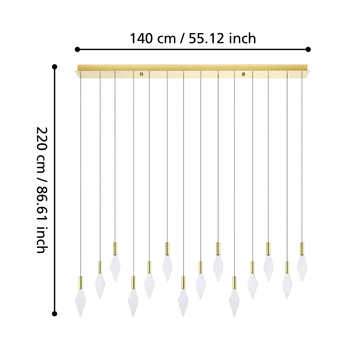 Eglo MIRADOR Pendant - 14 Light-Eglo-Ozlighting.com.au