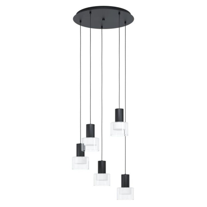 Eglo MOLINEROS - Double Shade Light Pendant-Eglo-Ozlighting.com.au