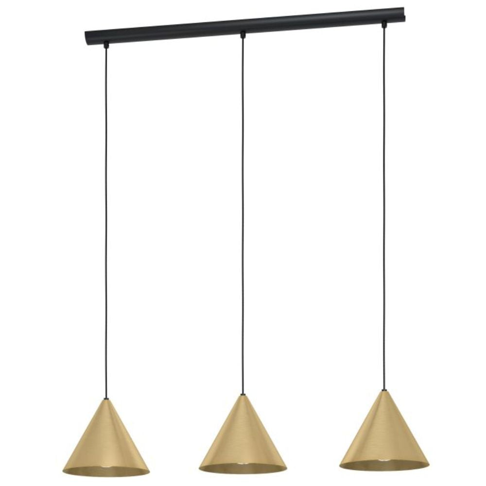 Eglo NARICES Pendant - 1/3 Light, Metal Shade, E27-Eglo-Ozlighting.com.au