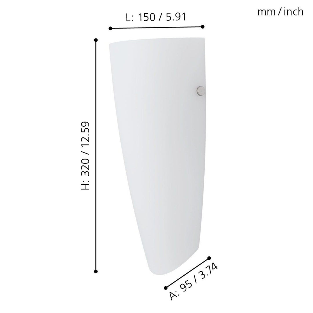 Eglo NEMO - 25W Wall Light-Eglo-Ozlighting.com.au
