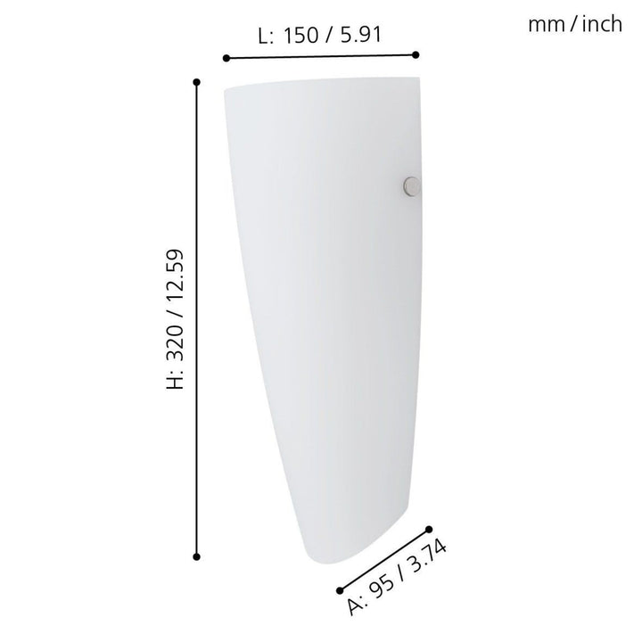 Eglo NEMO - 25W Wall Light-Eglo-Ozlighting.com.au