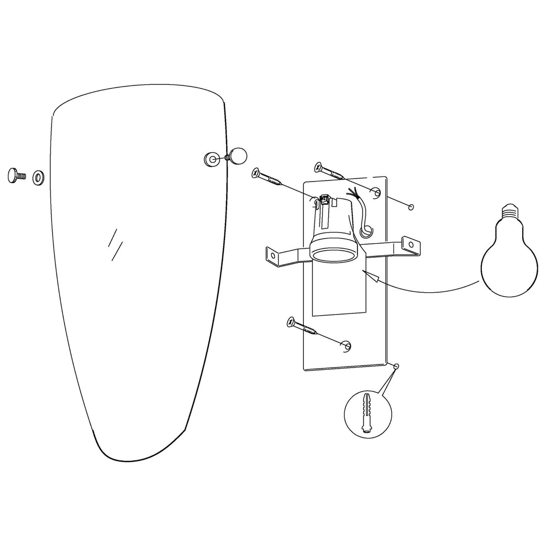 Eglo NEMO - 25W Wall Light-Eglo-Ozlighting.com.au