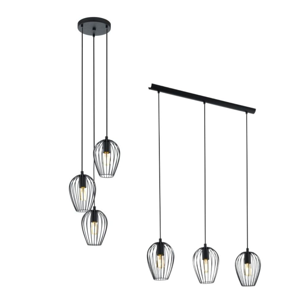 Eglo NEWTOWN - 3 Light Pendant-Eglo-Ozlighting.com.au