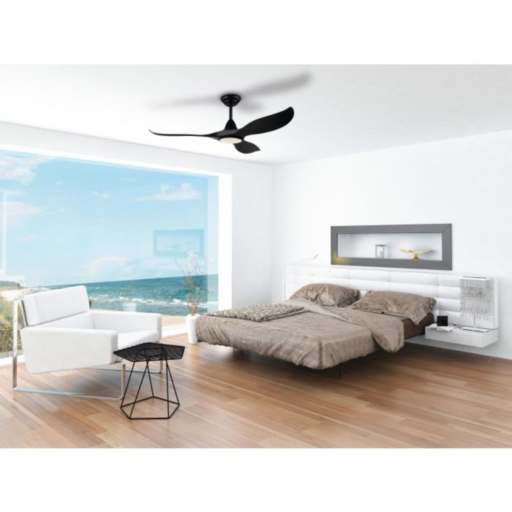Eglo NOOSA - 3 Blade 52" 1320mm DC Ceiling Fan with 3-CCT LED Light-Eglo-Ozlighting.com.au