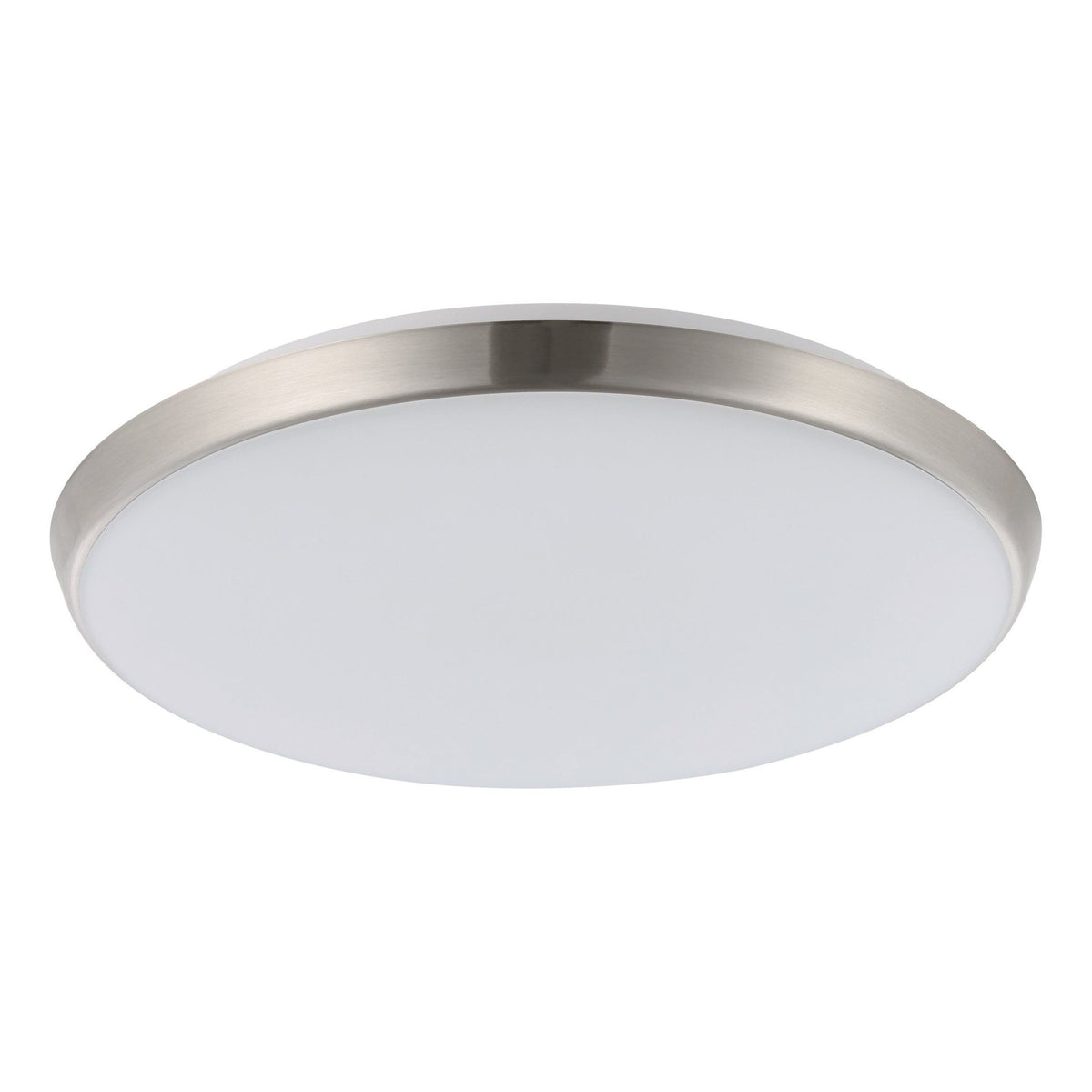 Eglo OLLIE 2 LED Ceiling Light - Oyster, Satin Nickel-Eglo-Ozlighting.com.au