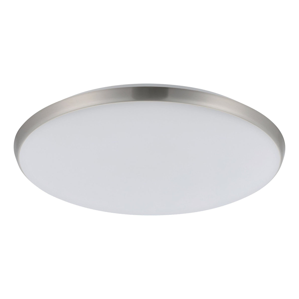 Eglo OLLIE 2 LED Ceiling Light - Oyster, Satin Nickel-Eglo-Ozlighting.com.au