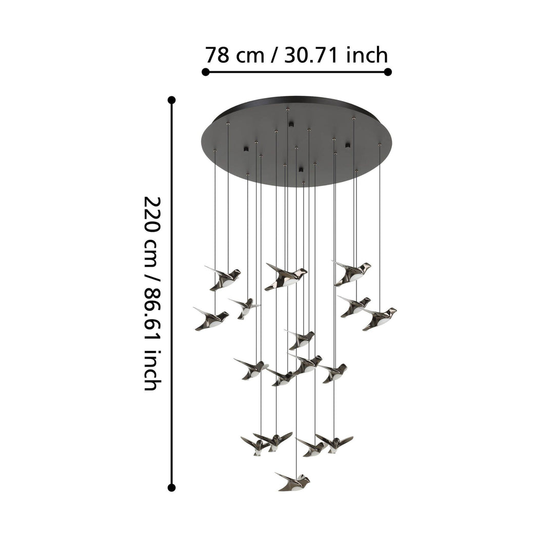 Eglo PARATEBUENO - 17 Light Pendant-Eglo-Ozlighting.com.au