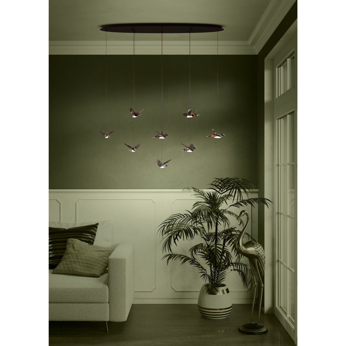 Eglo PARATEBUENO Pendant - 8/17 Light-Eglo-Ozlighting.com.au