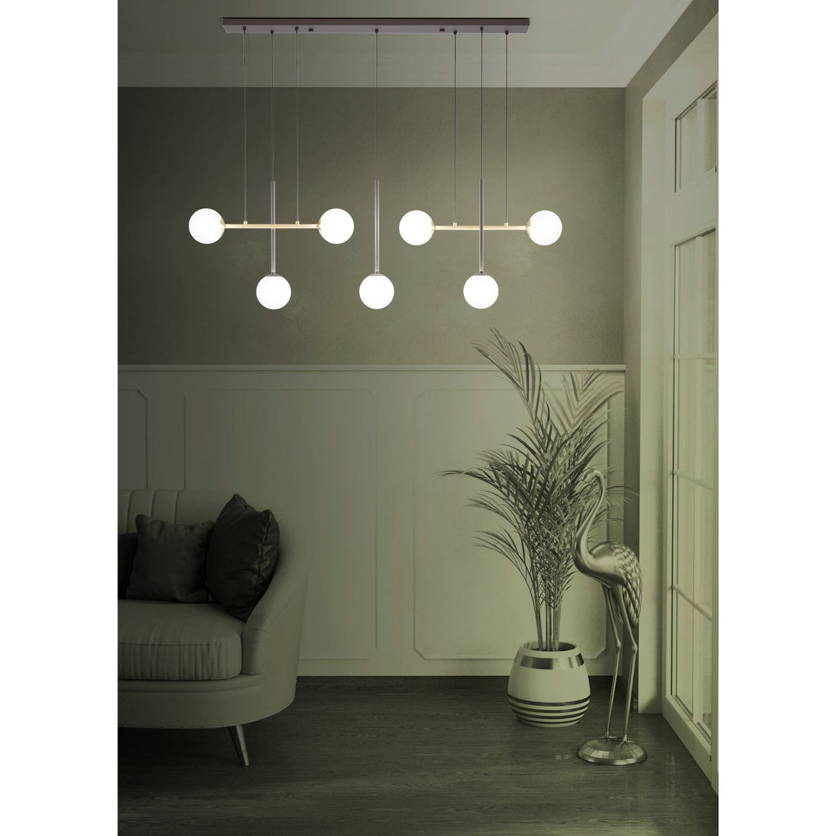 Eglo PAZ Pendant - 7/3 Light-Eglo-Ozlighting.com.au