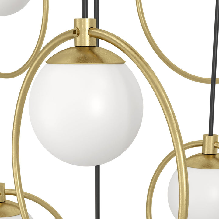 Eglo PORTOCOLOM - 10 Light Oblong Pendant-Eglo-Ozlighting.com.au