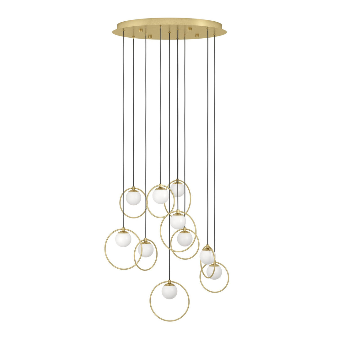 Eglo PORTOCOLOM - 10 Light Round Pendant-Eglo-Ozlighting.com.au