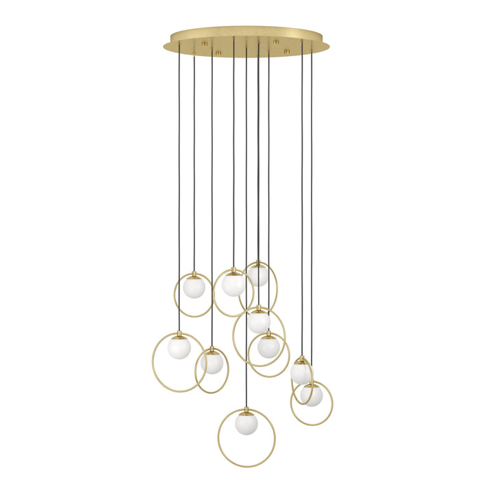 Eglo PORTOCOLOM - 10 Light Round Pendant-Eglo-Ozlighting.com.au