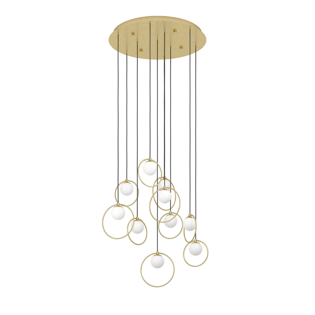 Eglo PORTOCOLOM - 10 Light Round Pendant-Eglo-Ozlighting.com.au