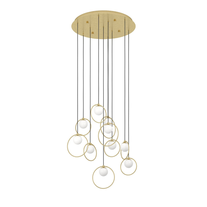 Eglo PORTOCOLOM - 10 Light Round Pendant-Eglo-Ozlighting.com.au