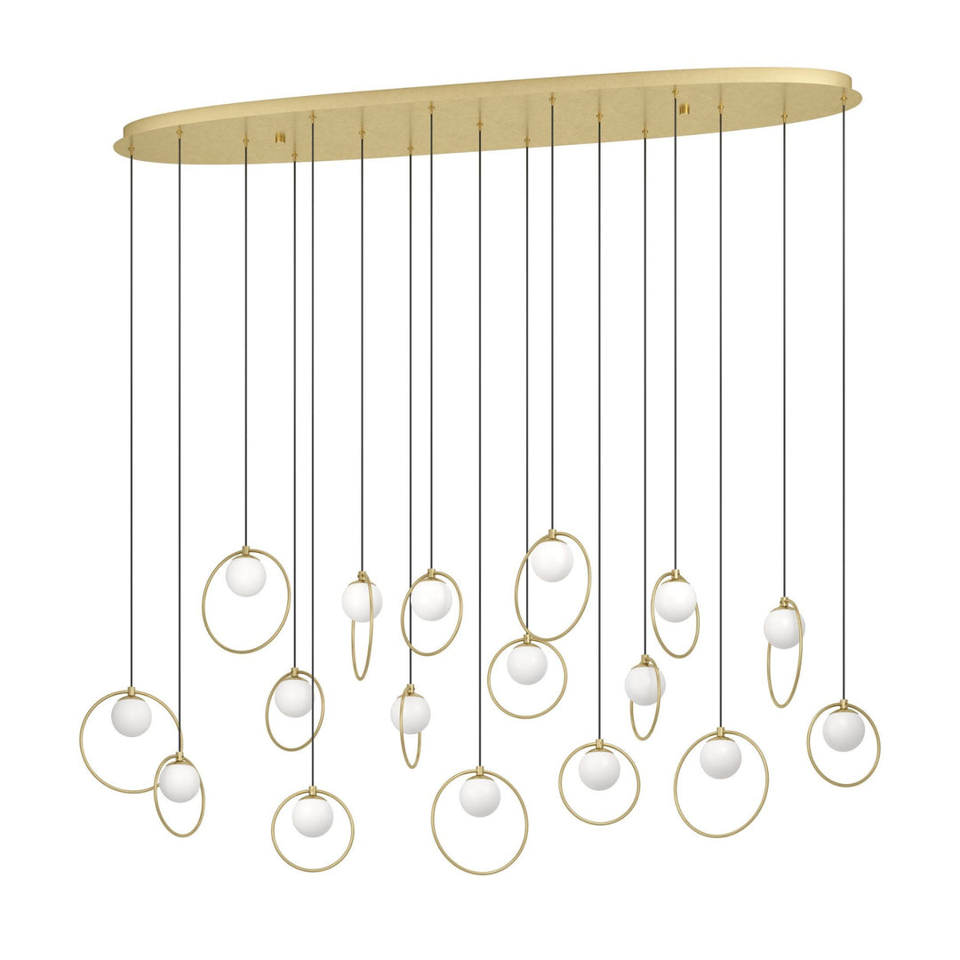 Eglo PORTOCOLOM - 17 Light Oblong Pendant-Eglo-Ozlighting.com.au