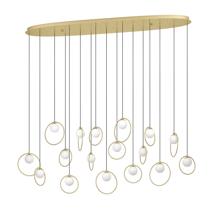 Eglo PORTOCOLOM - 17 Light Oblong Pendant-Eglo-Ozlighting.com.au