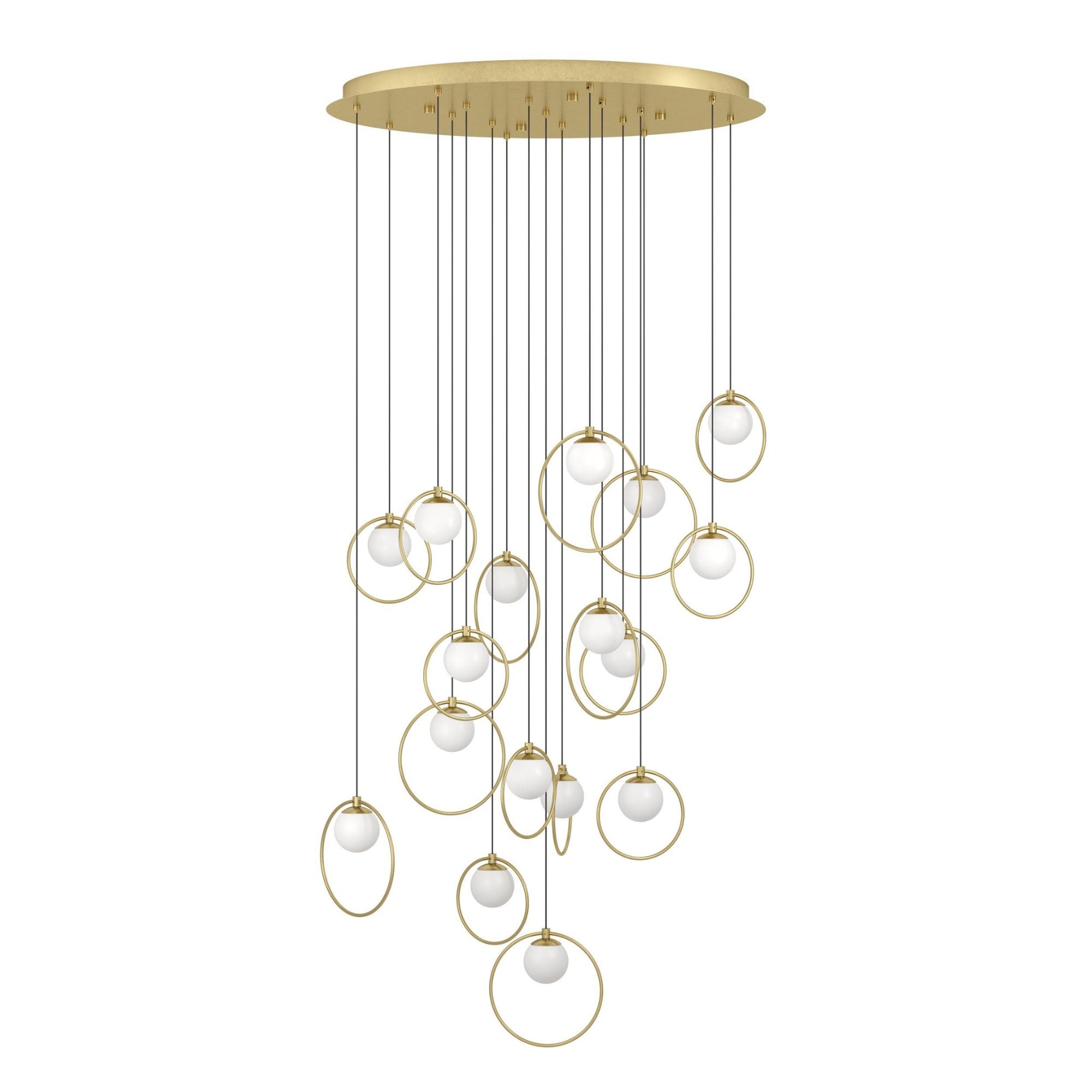 Eglo PORTOCOLOM - 17 Light Round Pendant-Eglo-Ozlighting.com.au