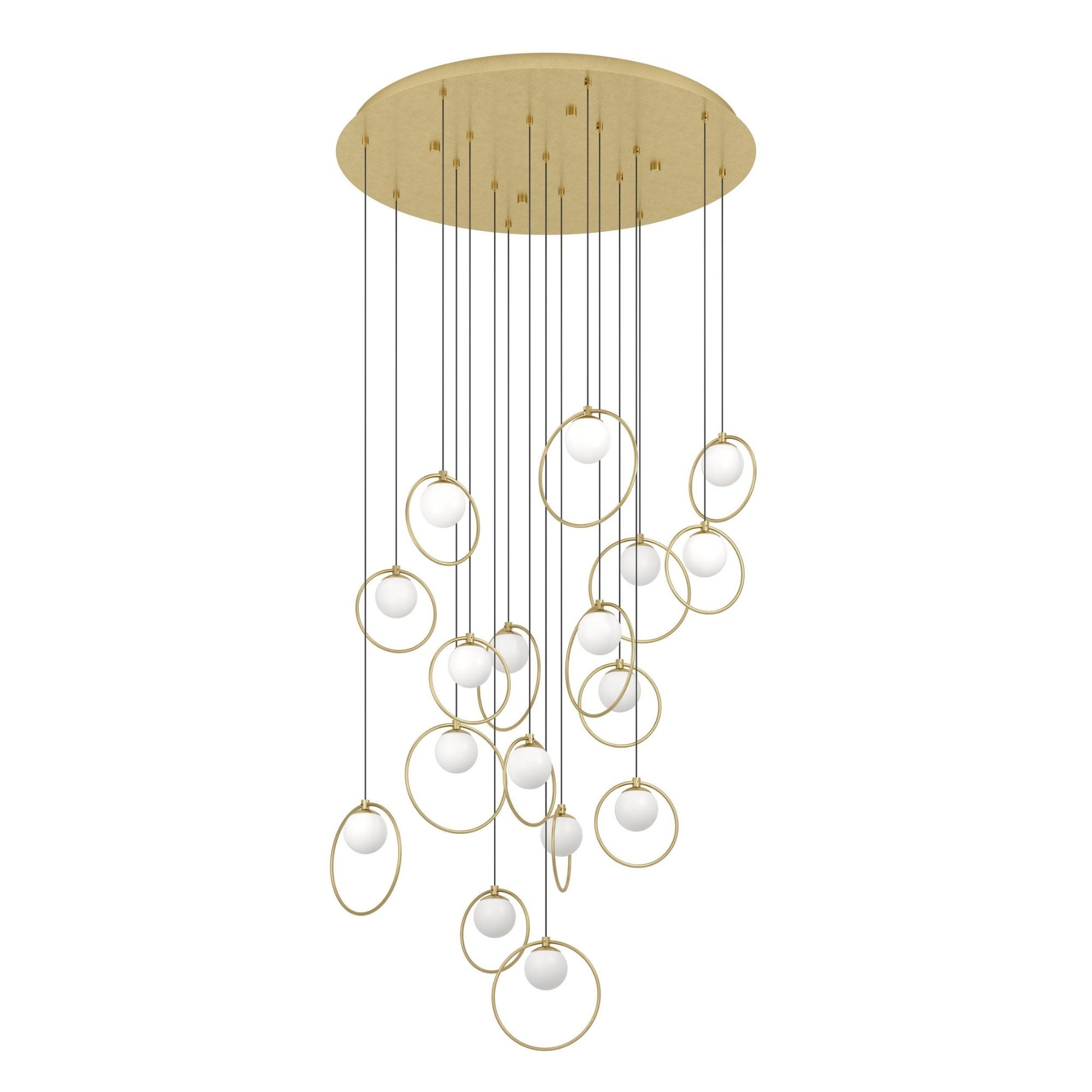 Eglo PORTOCOLOM - 17 Light Round Pendant-Eglo-Ozlighting.com.au
