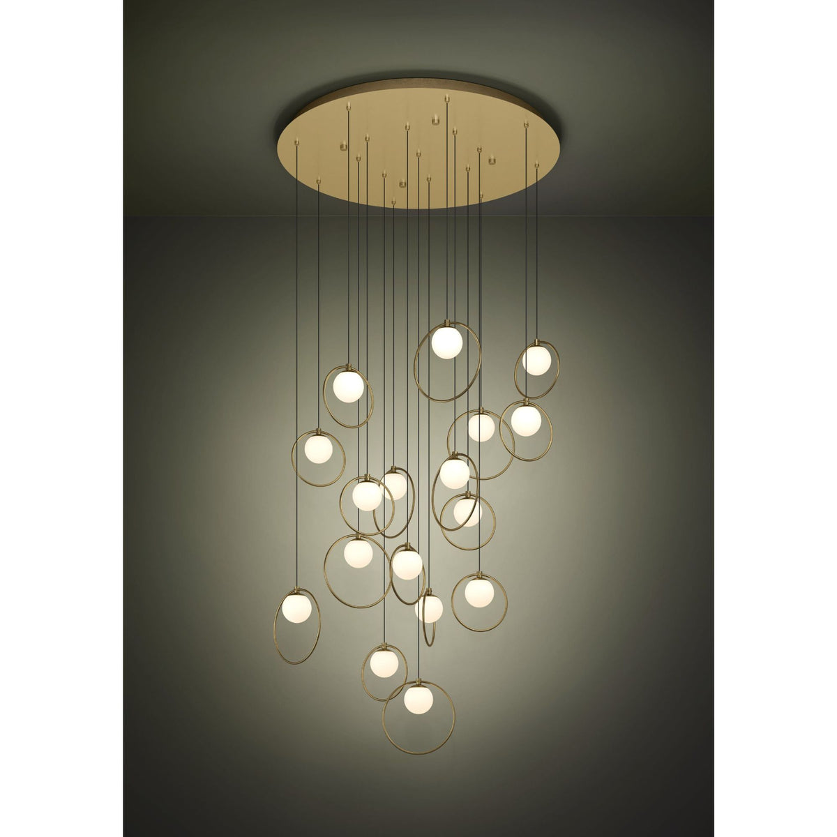 Eglo PORTOCOLOM Pendant - 17 Light Round-Eglo-Ozlighting.com.au
