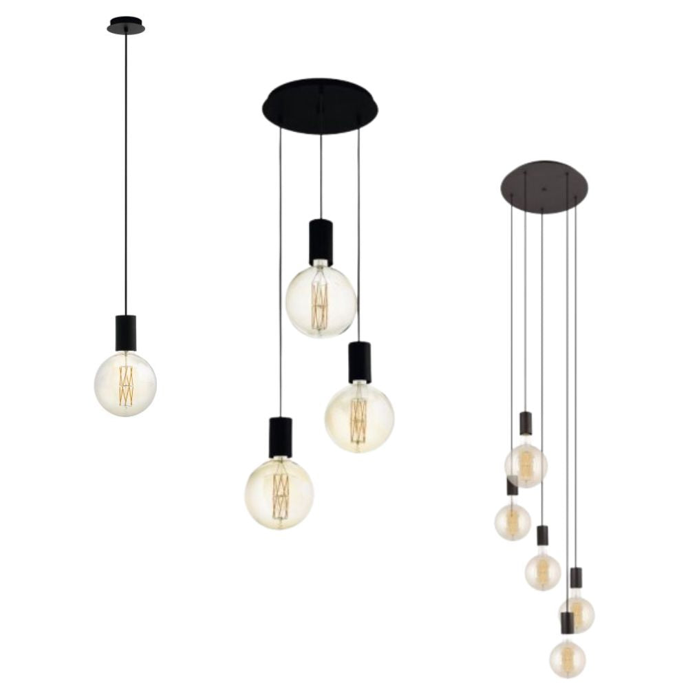 Eglo POZUETA - 1/3/5 Light Pendant-Eglo-Ozlighting.com.au
