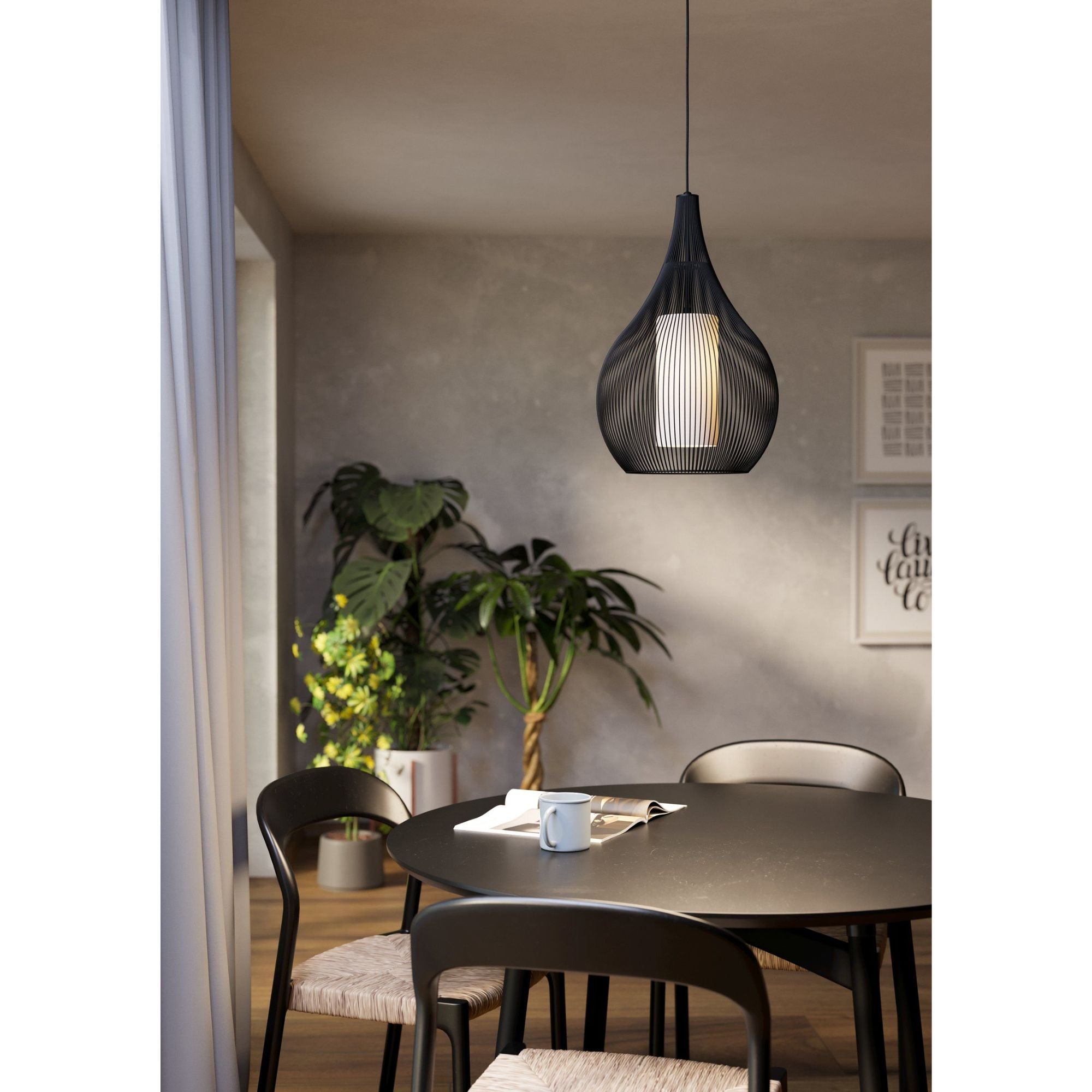 Eglo RAZONI 1 - 1 Light Pendant-Eglo-Ozlighting.com.au
