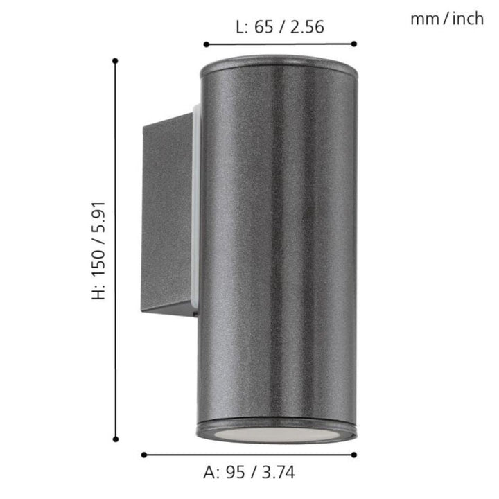 Eglo RIGA - 2.8W Wall Light-Eglo-Ozlighting.com.au
