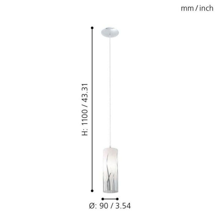 Eglo RIVATO - 1 Light Pendant-Eglo-Ozlighting.com.au