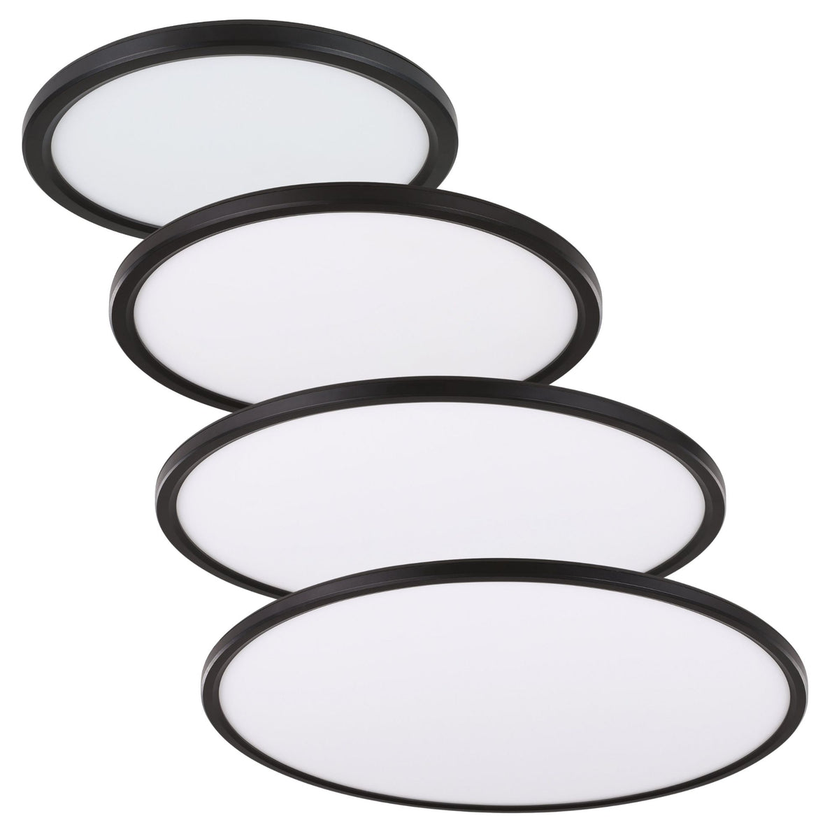 Eglo ROMEO LED Ceiling Light - Oyster, | Black-Eglo-Ozlighting.com.au