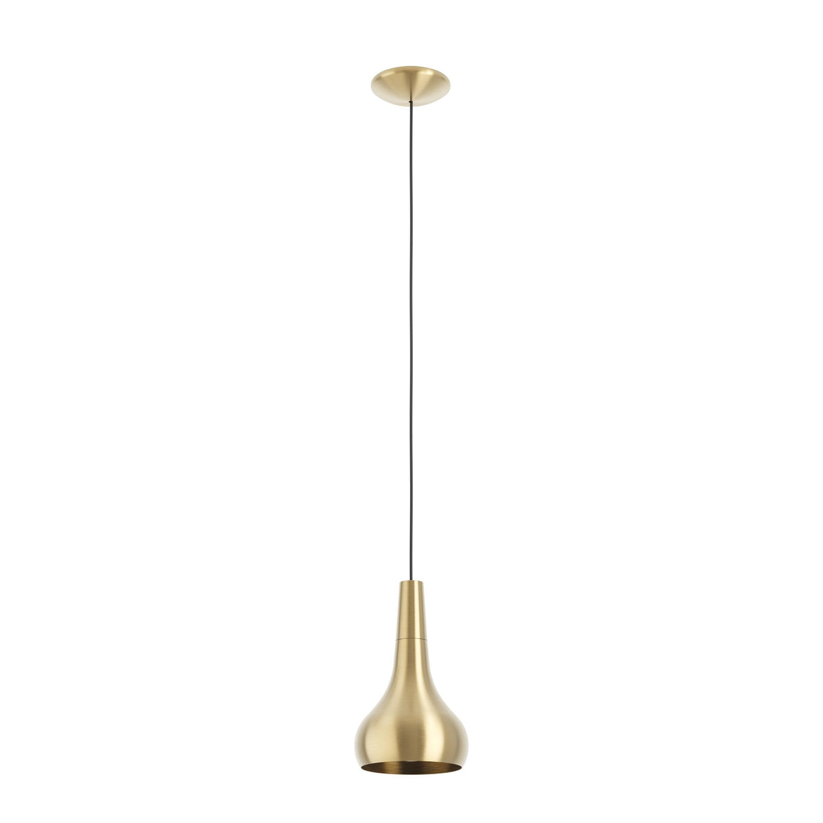 Eglo SABINAR pendant - brushed brass 180mm-Eglo-Ozlighting.com.au