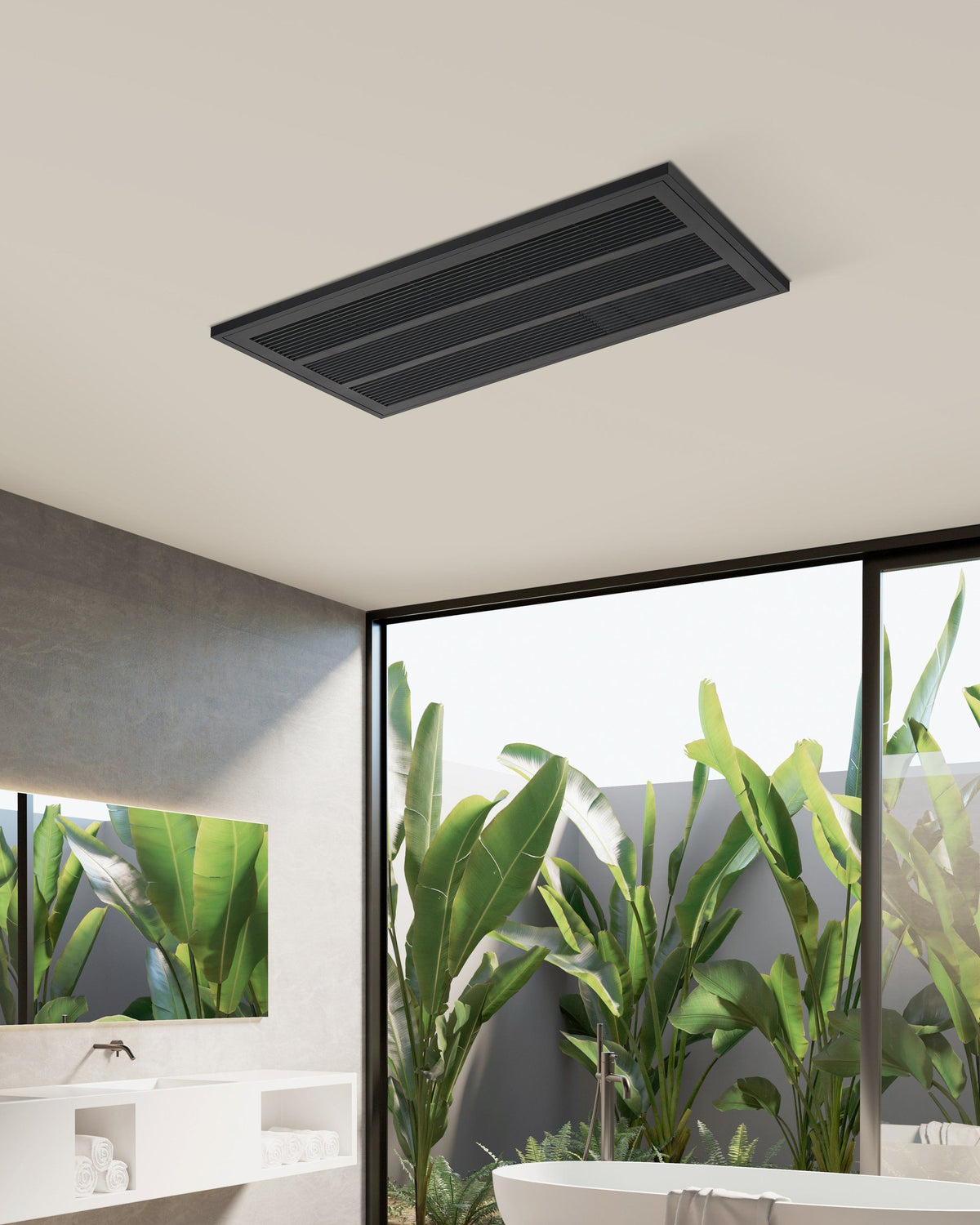 Eglo SALVADOR 3-in-1 Bathroom Heater - Exhaust Fan-Eglo-Ozlighting.com.au