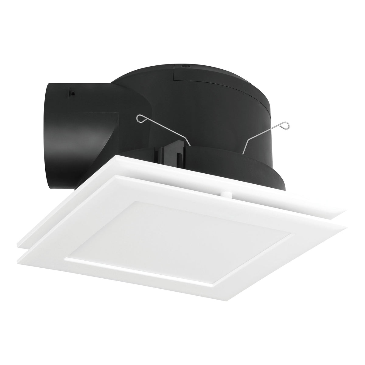 Eglo SAMBA square exhaust fan - with LED light-Eglo-Ozlighting.com.au