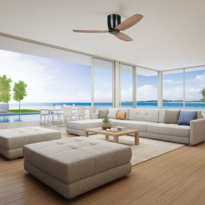Eglo SEACLIFF - 42" 1120mm DC Hugger Ceiling Fan-Eglo-Ozlighting.com.au